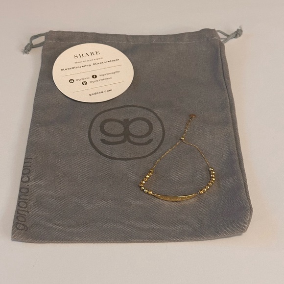 Gorjana Intention Good Vibes Only Adjustable Bracelet- NOT FOR SALE - Picture 6 of 6